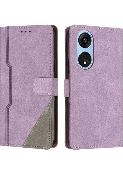 Oppo Oppo 8t 5g Manyetik Kapatma Pu Deri Handy Standı Kartı Için Kılıf (Yurt Dışından)
