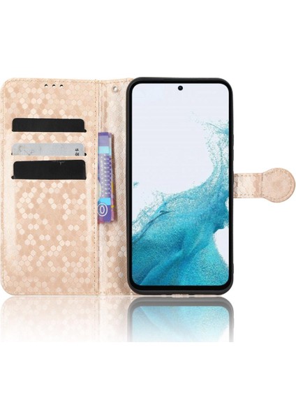 Samsung Galaxy A54 5g Için Kılıf Deri Cüzdan Kapak Geometrik Desen (Yurt Dışından) modelleri