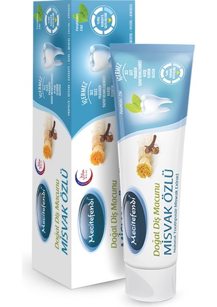 Misvak Özlü Doğal Diş Macunu 75 ml 3lü fiyatları
