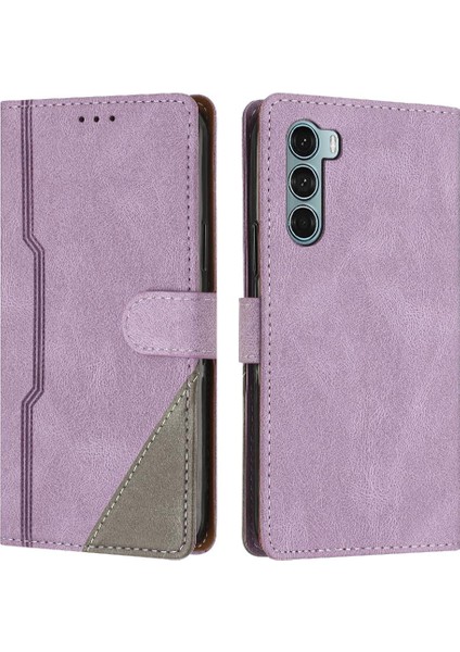 Motorola Moto G200 5g Kart Yuvaları Için Kılıf Kapak Cüzdan Pu Deri Kullanışlı (Yurt Dışından)