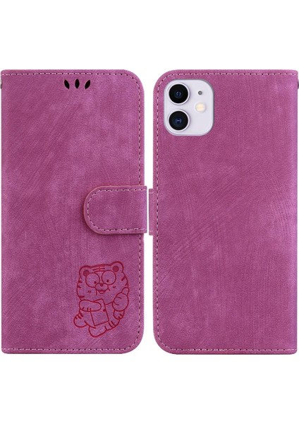 Iphone 11 Için Kılıf Kart Cep Cüzdan Kılıf Tutucu Kapak Kabartmalı Sevimli (Yurt Dışından)