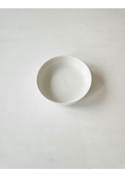 Gordion Kırık Bej Sığ Kase 4 Parça 11.5 cm