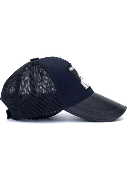 Erkek Kumaş Mavi Kurt Şapka 524 1077 Spk Y22 Blue Wolf