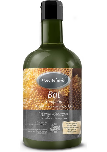 Bal ve Buğday Özlü Şampuan 400 ml 3'lü