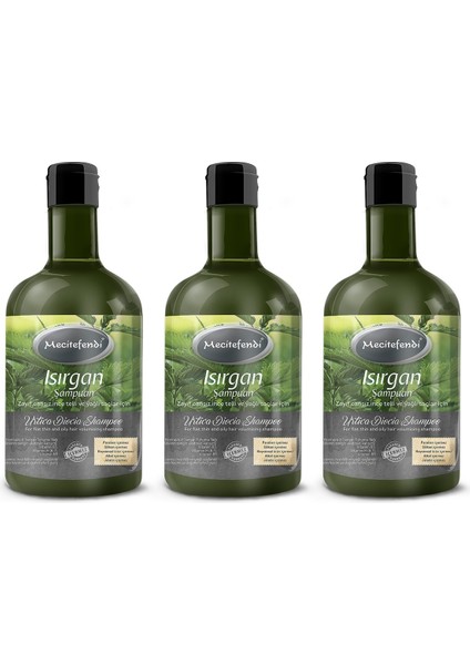 Isırgan Şampuan 400 ml 3 'lü