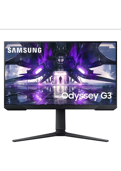 24" Odyssey G3 LS24AG320NUXUF 1MS 165 Hz Pivot FreeSync Premium Full HD VA LED Monitör