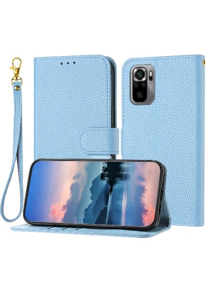 Xiaomi Redmi Not 10 4g/not 10S Pu Deri Kart Telefon Kılıfı (Yurt Dışından)