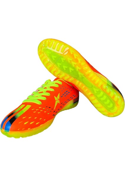 Erkek TPU Taban Halı Saha Futbol Ayakkabısı TURUNCU - SARI fırsatları