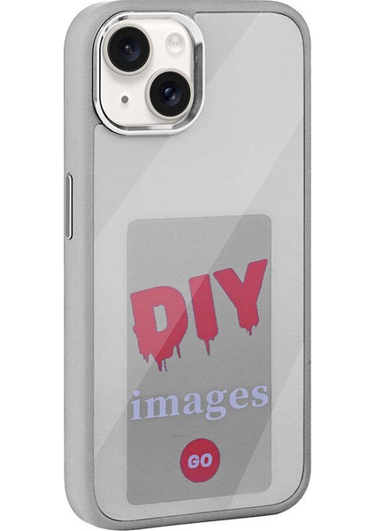 Apple iPhone 14 Kılıf Ekranı Yansıtan Akıllı Nfc Kapak Gri fiyatları