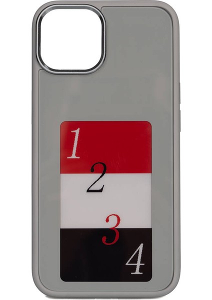 Apple iPhone 14 Kılıf Ekranı Yansıtan Akıllı Nfc Kapak Gri fırsatları