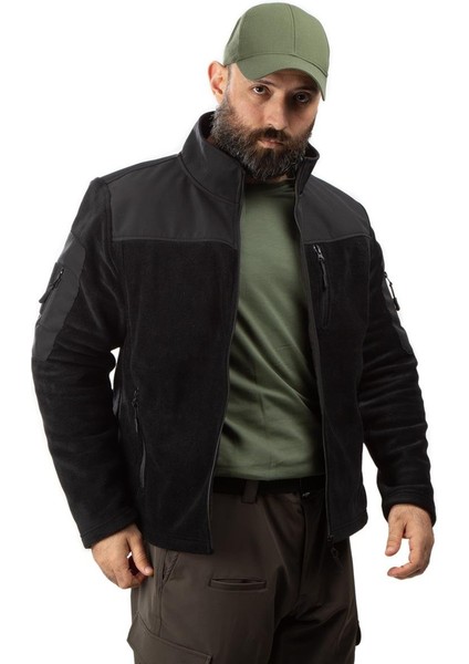 Hovergym Softshell Garnili Taktik Outdoor Polar-Siyah modelleri