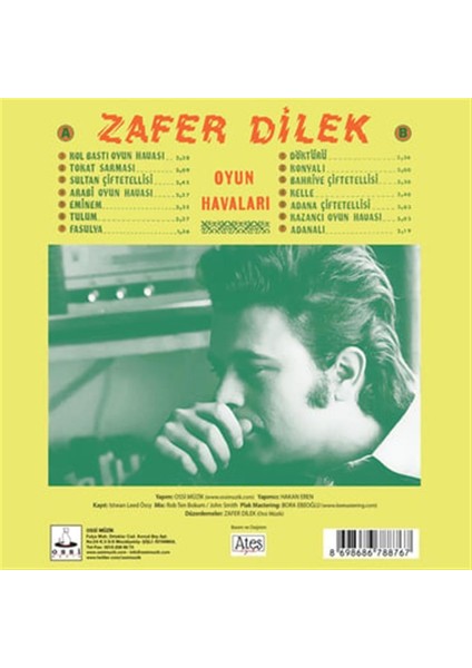 Ossi Müzik - Zafer Dilek / Oyun Havaları (Plak)