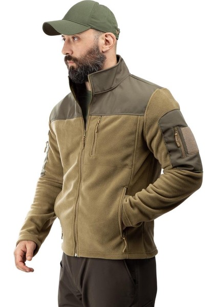 Hovergym Softshell Garnili Taktik Outdoor Polar-Çöl Rengi fiyatları
