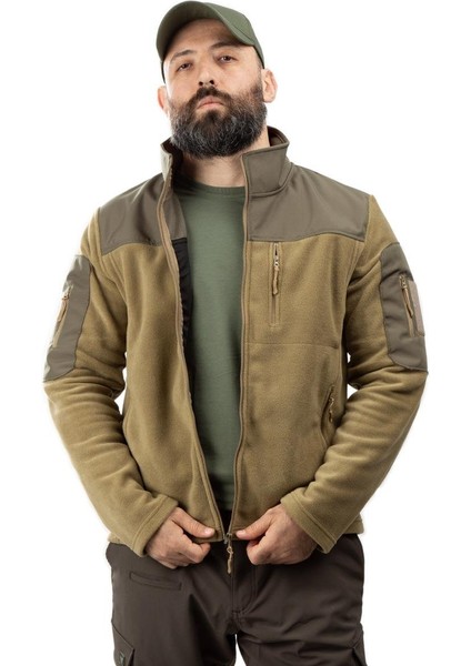 Hovergym Softshell Garnili Taktik Outdoor Polar-Çöl Rengi fırsatları