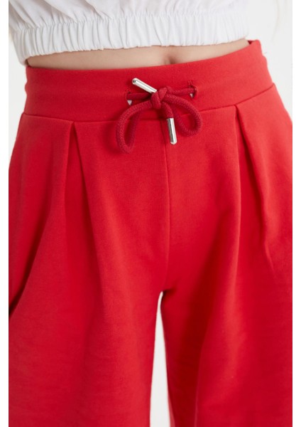 Bg Store Kız Çocuk Kırmızı Eşofman Altı 23SS0TJ4215 modelleri