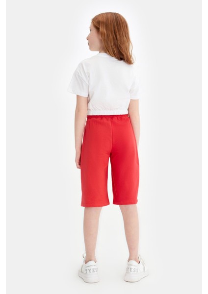 Bg Store Kız Çocuk Kırmızı Eşofman Altı 23SS0TJ4215 fırsatları