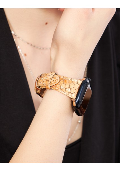 Apple Watch Kadın Deri Kordon 38MM 40MM 41MM Seri 3 4 5 6 7 Se 8 9 Uyumlu İnce Kadın Apple Saat Kayışı indirimleri