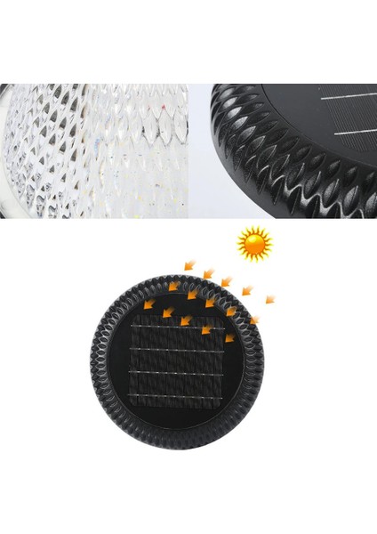 2X100W Güneş Enerjili Solar Bahçe Armatür (300CM Direkli)
