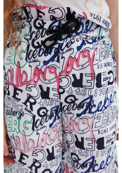 Bg Store Kız Çocuk Renkli Pantolon 23SSIPT3151 modelleri