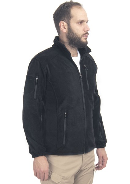 Special Taktik Polar Erkek Çok Cepli Polar Hırka Siyah modelleri
