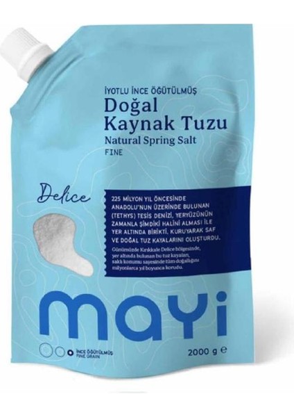 İyotlu İnce Kaynak Tuzu 2 kg