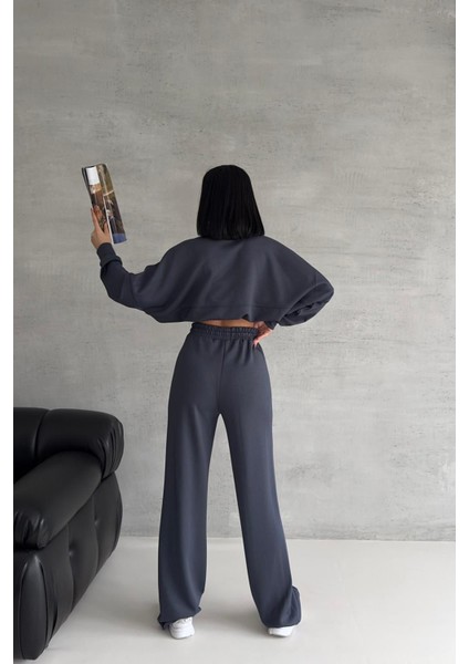 Kadın Likralı Yazlık Kumaş Çımalı Eşofman Takımı NBG001 fırsatları