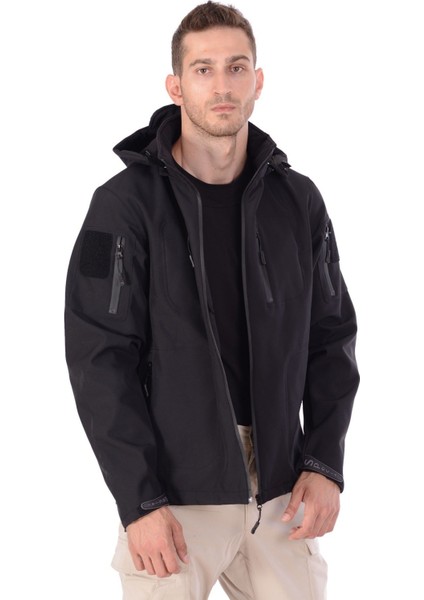 Taktikal Siyah Softshell Mont 5.11 Modeli