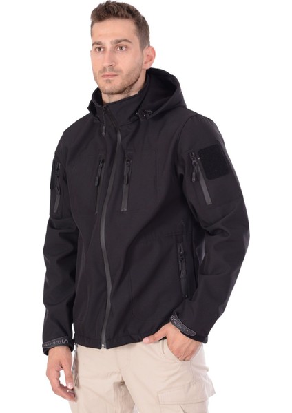 Taktikal Siyah Softshell Mont 5.11 Modeli