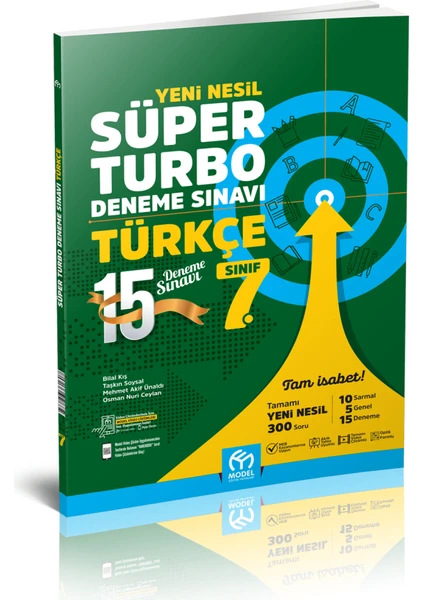 Model Eğitim Yayıncılık Yeni Nesil 7. Sınıf Süper Turbo Türkçe Deneme Sınavı 15