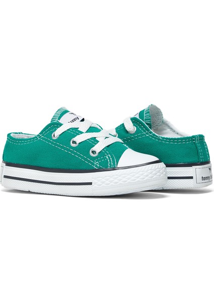 Çocuk Unisex Yeşil Rahat Kalıp Bağcıklı Sneaker fiyatları