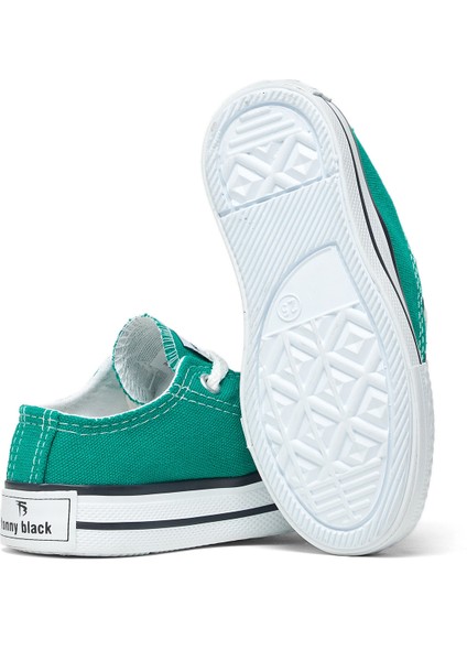 Çocuk Unisex Yeşil Rahat Kalıp Bağcıklı Sneaker modelleri