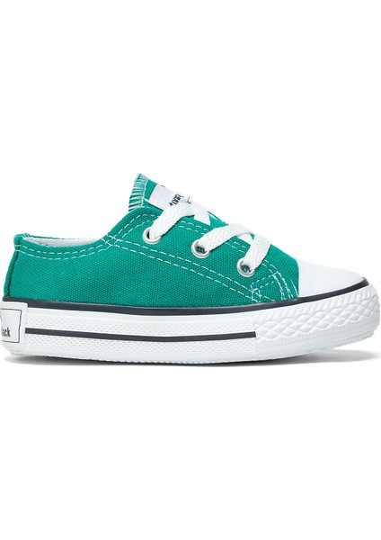 Çocuk Unisex Yeşil Rahat Kalıp Bağcıklı Sneaker indirimleri