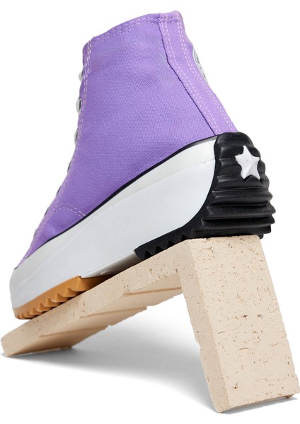 Lila Rahat Kalıp Bağcıklı Uzun Spor Ayakkabı indirimleri