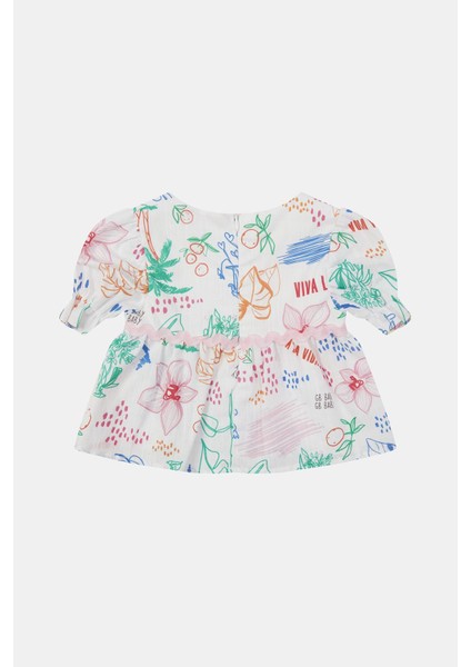 Kız Bebek Desenli Bluz 23SS0BG2609 fiyatları