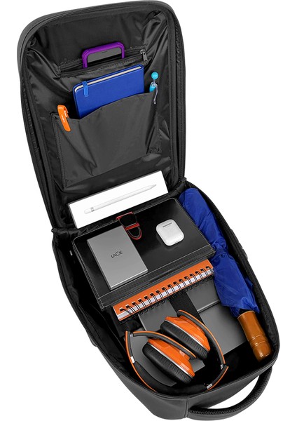 GZ-110SD Shell 15,6" Laptop Sırt Çantası Suni Deri Waterproof (Usb+Şifreli Kilit) fiyatları