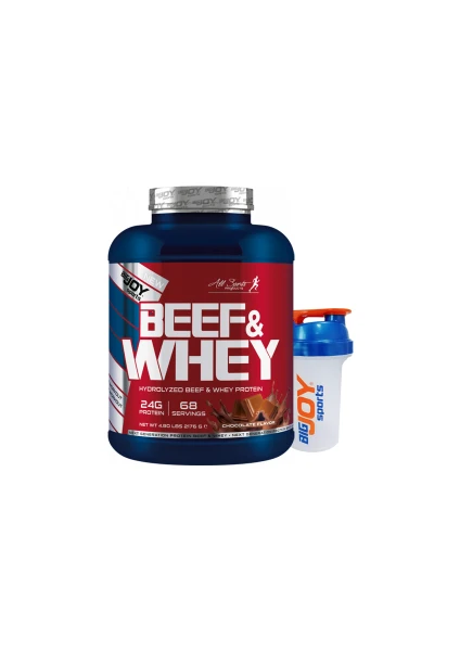 Bigjoy Sports  Big Whey Beef Whey Protein Tozu  Et Protein Hidrolize  Çikolata Aroma 2176 G