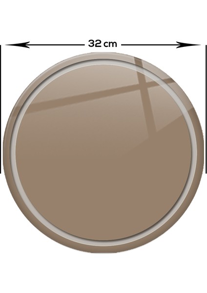 Kanallı Cam Kesme Tahtası - Cam Kesme Tablası | Bronz Cam | ÇAP32CM | Patentli Ürün indirimleri