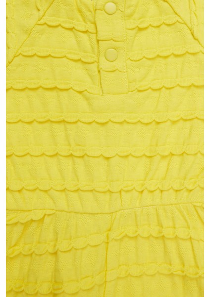 Kız Bebek Sarı Tulum 23SS0BG2826 modelleri
