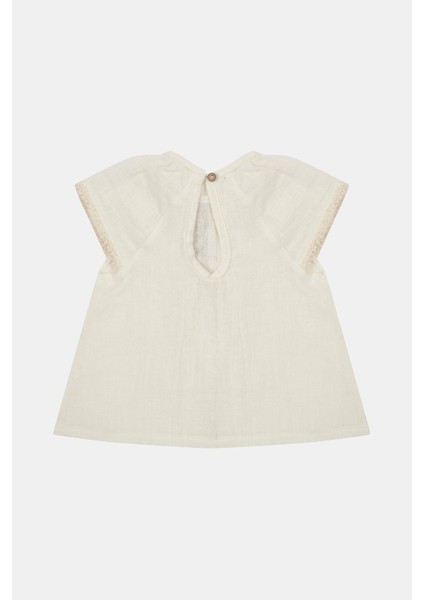 Kız Bebek Beyaz Bluz 23SS0LT7410