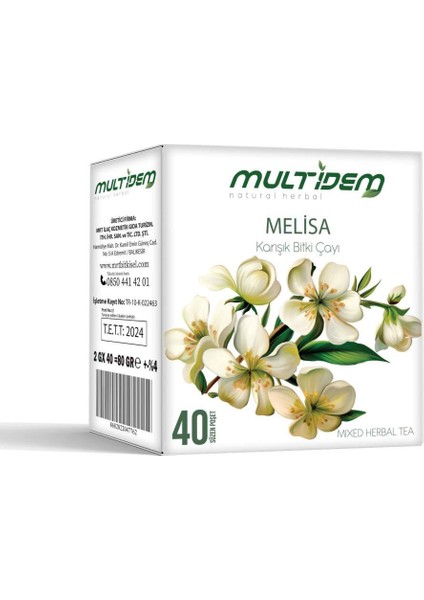 Melisa Karışık Bitki Çayı 80 G