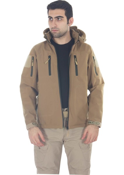 Taktikal Çöl Rengi Softshell Mont 5.11 Modeli