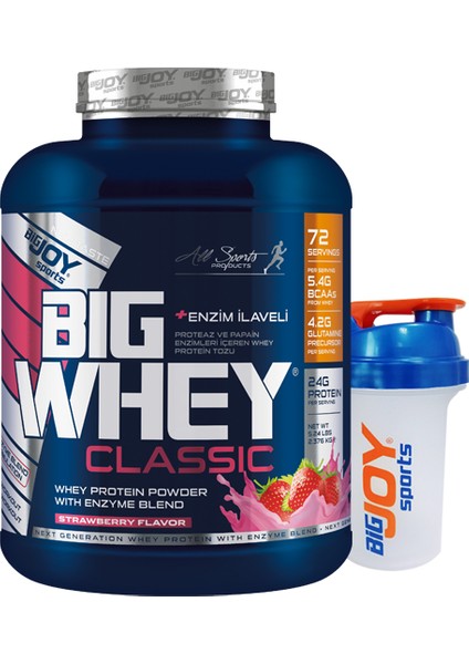 BigJoy Sports Bigwhey Protein Classic Çilek 2288 gr