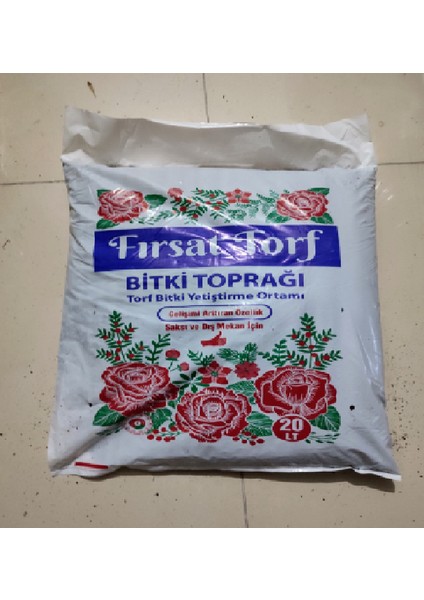 Bitki Toprağı Torf 20 Lt Çiçek Toprağı Çiçek Yetiştirme Saksı Toprağı 20 Litre Toprak