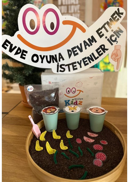 Atölye Kidz Orman Hayvanları Duyusal Oyun Seti