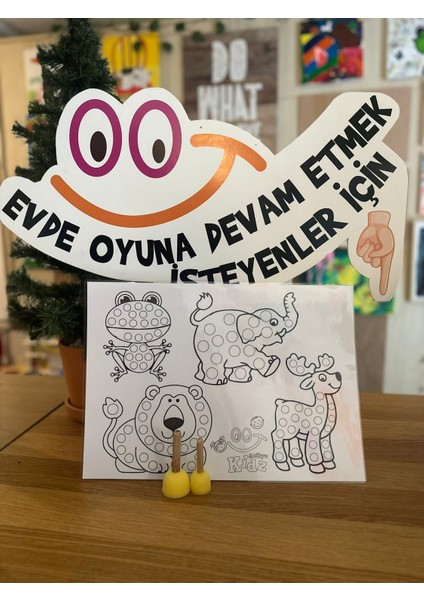 Atölye Kidz Orman Hayvanları Boyama Seti