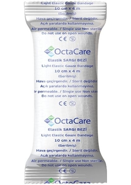 - Elastik Sargı Bezi 10 Cm X 4 Metre - 5 Adet