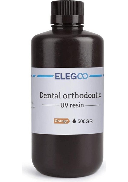 Dental Ortodontik Uv Reçine 0.5 kg - Turuncu