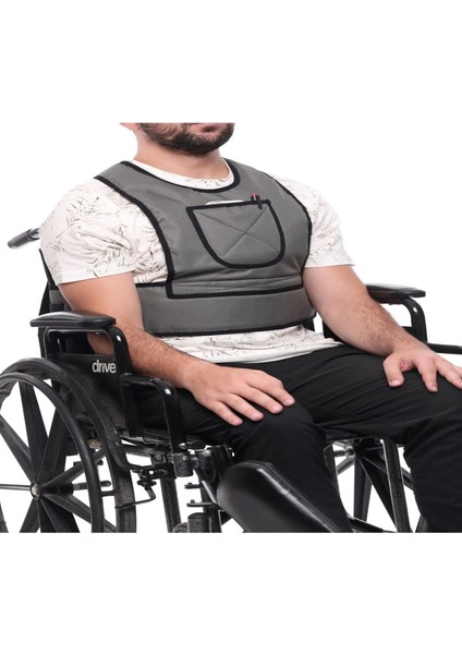 Tekerlekli Sandalye Için Yelek Tipi Destekli Emniyet Kemeri