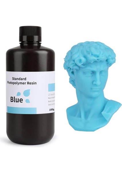 Standart Fotopolimer Reçine Blue (Mavi) 1 kg