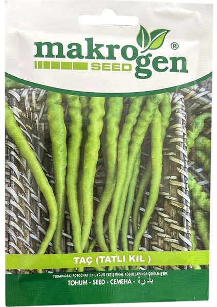 Makrogen Kıl Tatlı Biber Tohumu 25GR Paket